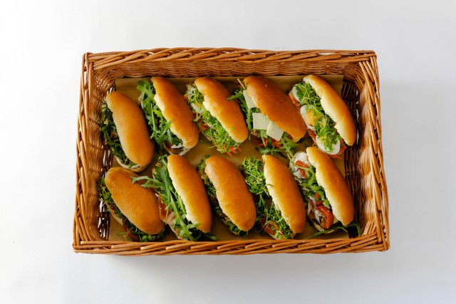 belegde sandwiches van Cressonnette